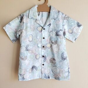NWT Kulua Keiki Aloha Shirt in Opini  sz 11/12